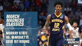 Murray State vs Marquette 2019 Ja Morant tripledouble  FULL GAME [upl. by Maillil605]