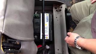 Citroen Xsara Picasso battery Removal amp Refitting [upl. by Esyak]