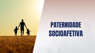 Paternidade socioafetiva [upl. by Gabie457]