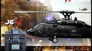 echobbycom RTF UH60 Blackhawk Realistic RC Helicopter nine eagles solo pro 319 6 ch helicopter [upl. by Oirevas]