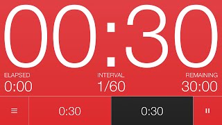 30 Second Interval Timer [upl. by Llednyl]