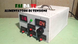 FAI DA TE  Alimentatore di tensione DIY  Power supply voltage [upl. by Aivekal]