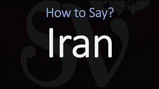 How to Pronounce Iran CORRECTLY [upl. by Salchunas]