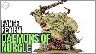 Warhammer 40000 Range Review Daemons Of Nurgle [upl. by Noreik]