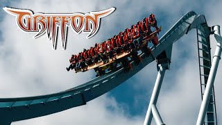 Griffon Review Busch Gardens Williamsburg BampM Dive Coaster [upl. by Dinsdale]