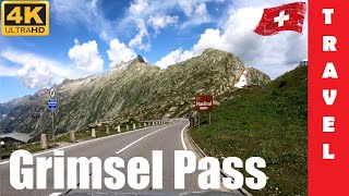 Driving in Switzerland 4 Grimsel Pass From Gletsch to Innertkirchen  4K 60fps [upl. by Ettore30]