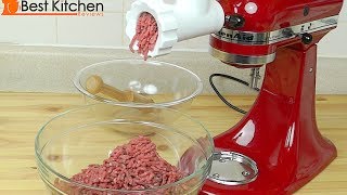 KitchenAid Food Grinder Attachment for Stand Mixers  Review [upl. by Neeven]