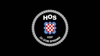 Himna HOSa Boško Landeka  Anthem of Croatian HOS army [upl. by Elocaj]