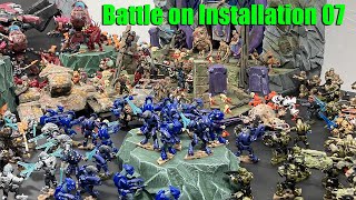 Halo Infinite Battle on Zeta Halo Installation 07 MOCDiorama Mega Construx [upl. by Fiona]