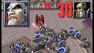 Dreadlord VS 30 Footman Warcraft III [upl. by Kirit187]