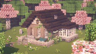 Aesthetic Minecraft  Tiny House Relaxing Video [upl. by Ettennek323]