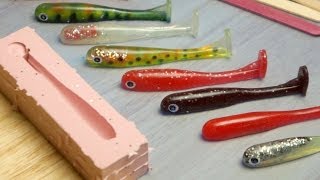 Making Paddle Tail Soft Plastic Fishing Lures [upl. by Aniarrol362]