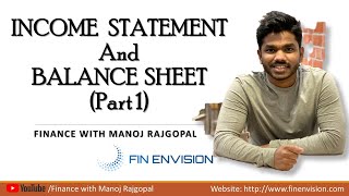 Income Statement and Balance Sheet Part 1  Explained in Hindi [upl. by Ellennaj393]