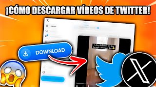 CÓMO DESCARGAR VÍDEOS DE X TWITTER EN 2024 [upl. by Sandy]