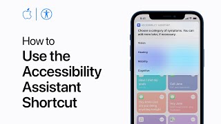 How to use the Accessibility Assistant shortcut on iPhone iPad and iPod touch — Apple Support [upl. by Kliman]