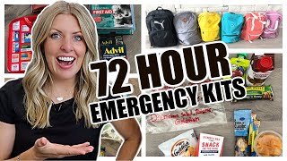 40 Items We Keep In Our 72 HOUR “BUG OUT” BAGS [upl. by Liw]