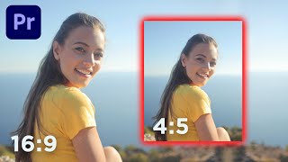 How to Change Aspect Ratio in Premiere Pro 2021 [upl. by Noerb]