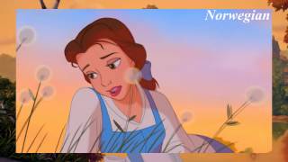 Beauty and the Beast  Belle Song One Line Multilanguage [upl. by Leahcimal]