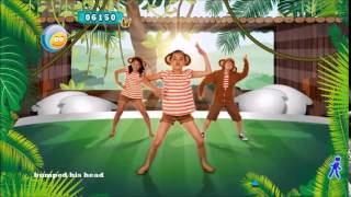 Just Dance Kids 2 Five Little Monkeys [upl. by Annatsirhc]