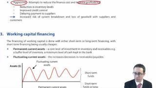 CIMA F1 Introduction to Working Capital [upl. by Kendre]