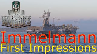 World of Warships Max Immelmann First Impressions [upl. by Nicolella411]