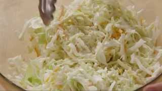 How to Make Restaurant Style Coleslaw  Salad Recipe  Allrecipescom [upl. by Bow]