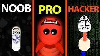 Worms Zone © Noob vs Pro vs Hacker EXE 10 2020 [upl. by Hermes283]