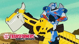 Transformers  How To Ride Your Dinobot Chapter 2  Transformers Official [upl. by Ylelhsa280]