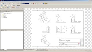 FreeCAD Tutorial 19  Zeichnungsansichten erstellen [upl. by Cahra]