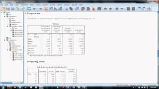 Frequencies Analysis in SPSS [upl. by Doss]