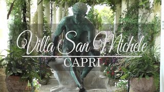 Villa San Michele Capri Italy  Tour of Axel Munthe House Museum and Garden Relaxing video [upl. by Arrehs367]