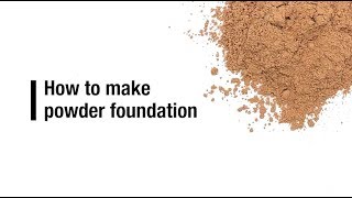 How to make powder foundation [upl. by Ellenrahc]