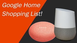 The Google Home Shopping List [upl. by Nerwal197]