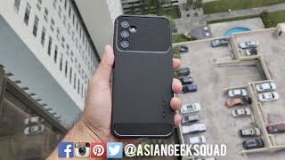 Spigen Rugged Armor Review for the Samsung Galaxy A14 5G [upl. by Pandolfi950]