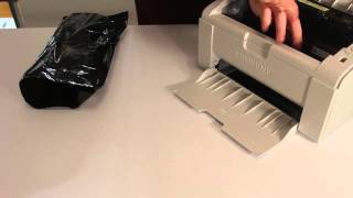 How to replace Samsung Toner Cartridge MLTD101S from Printer ML2165W [upl. by Ahtekahs]