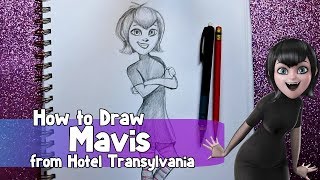 How to Draw MAVIS from Sony Animations HOTEL TRANSYLVANIA  dramaticparrot [upl. by Nimad139]