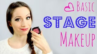 Basic Stage Makeup Tutorial [upl. by Claman]