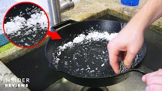 How To Season A Cast Iron Skillet [upl. by Aneed]