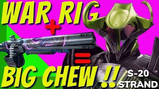 Actium war rig build  BIG CHEW  Destiny 2 [upl. by Ynettirb742]