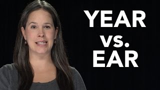 YEAR vs EAR  American English Pronunciation EAR vs HEAR [upl. by Yared]