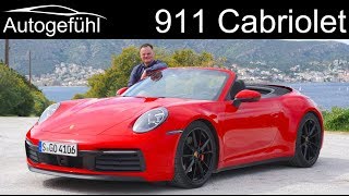 Porsche 911 Cabriolet FULL REVIEW allnew 992 Convertible  Autogefühl [upl. by Ecirtaeb929]