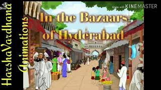 In the bazaars of Hyderabad  SelfAnimated MHVanimations [upl. by Mori171]