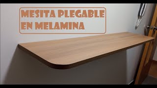 MESITA PLEGABLE DE MELAMINA FACIL DE HACER [upl. by Sallyanne]