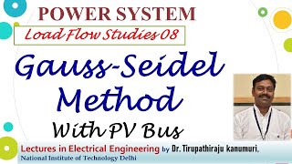 PS109 Gauss Seidel Method With PV Bus [upl. by Yeca]