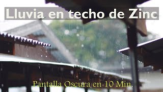 Lluvia en Techo de Zinc con Truenos  Para Dormir Tranquilo [upl. by Alla]