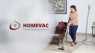 Homevac Central Vacuum System product Demo [upl. by Aleciram]