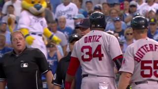 Every David Ortiz Ejection [upl. by Einittirb]