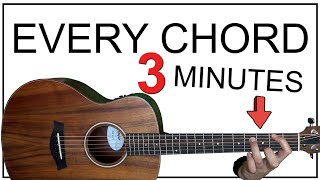 EASY GUITAR CHORDS you NEED [upl. by Nybor]