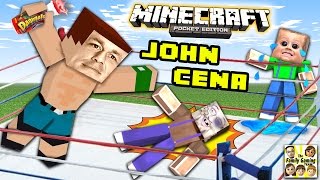 JOHN CENA ATE MY YOGURT MINECRAFT WWE SURPRISE BATTLE FGTEEV Glowstone Dust Race 20 [upl. by Adiazteb752]