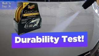 Car Wax Test  Meguiars Gold Class Carnauba Plus Wax [upl. by Llertal]